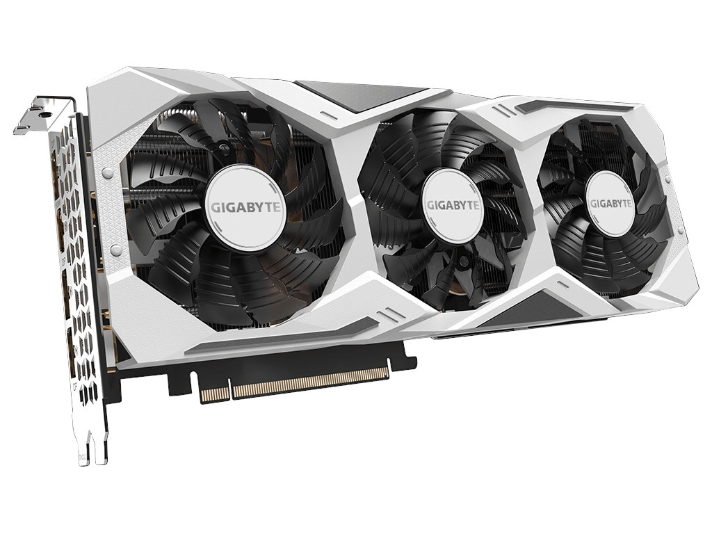 

Видеокарта GigaByte GeForce RTX 2070 Super Gaming OC White 1770Mhz PCI-E 3.0 8192Mb 14000Mhz 256-bit HDMI 3xDP GV-N207SGAMINGOC WHITE-8GD, GeForce RTX 2070 Super Gaming OC