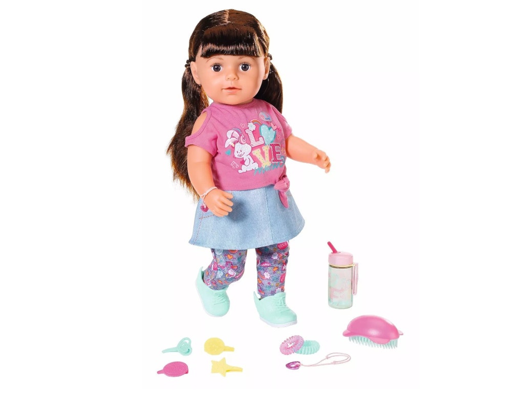 

Кукла Zapf Creation Baby Born Кукла Сестричка, брюнетка 827-185, 827-185
