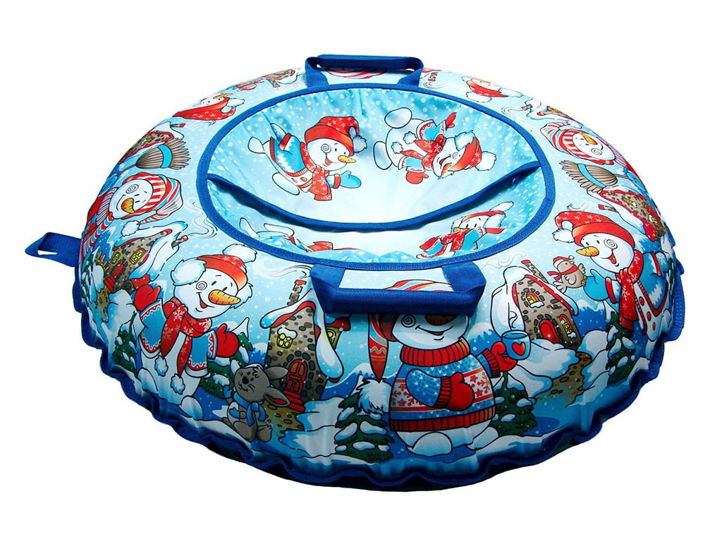 

Тюбинг RT Эксклюзив Снеговики 100cm + автокамера, Эксклюзив Снеговики