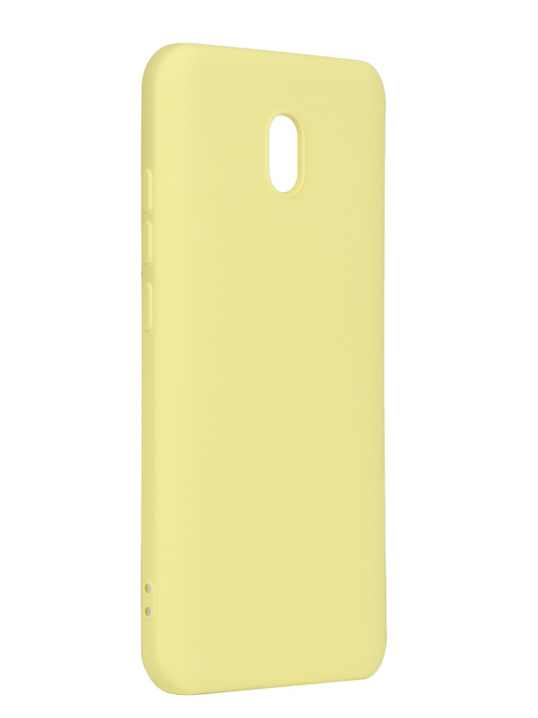 Чехол DF для Xiaomi Redmi 8A Yellow xiOriginal-04 силиконовый чехол с принтом love charger для xiaomi redmi 8a сяоми редми 8а