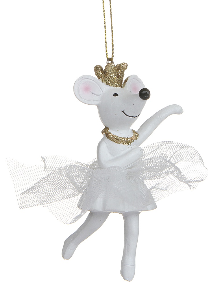 

Украшение Kaemingk Мышка Балерина 10cm 530096-3, 530096-3