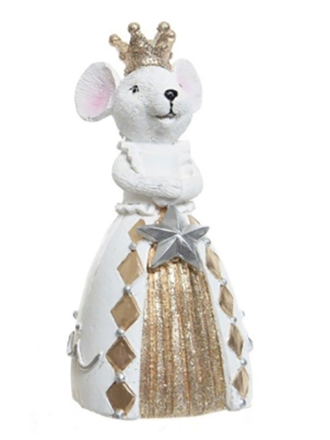 

Игрушка Фигурка Kaemingk Мышь Королевских Кровей 8.2x8x12cm 535611-королева, 535611-королева