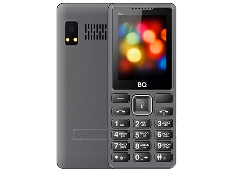 

Сотовый телефон BQ 2444 Flash Gray, 2444