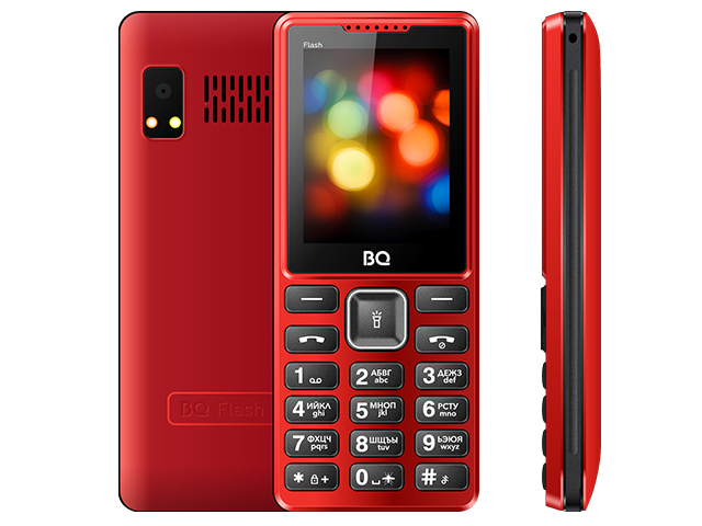 

Сотовый телефон BQ 2444 Flash Red, 2444