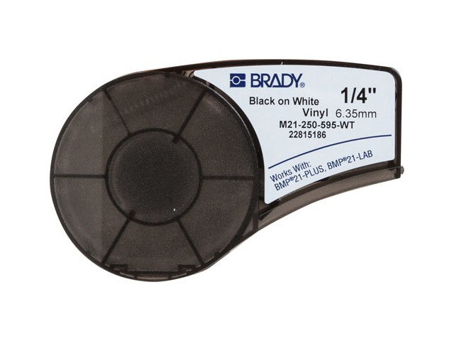 

Лента виниловая Brady М21-250-595-WT 6.35mm/6.4m BMP21Plus, М21-250-595-WT