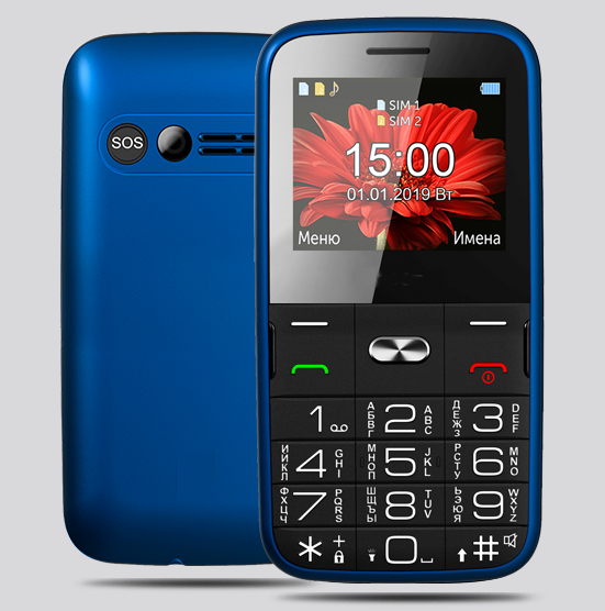Zakazat.ru: Сотовый телефон teXet TM-B227 Blue