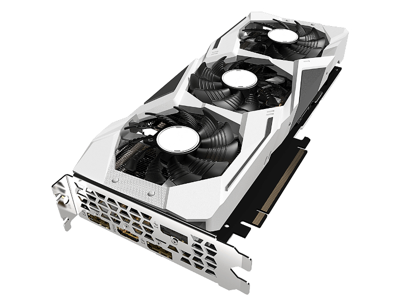 фото Видеокарта gigabyte geforce rtx 2060 super gaming oc 3x white 8g 1815mhz pci-e 3.0 8192mb 14000mhz 256 bit hdmi 3xdp gv-n206sgamingoc white-8gd выгодный набор + серт. 200р!!!