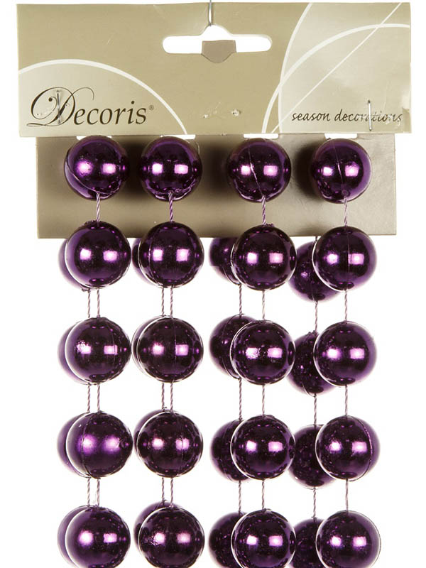 

Украшение Kaemingk Бусы Гигант 2.7m Violet 001811, Бусы Гигант