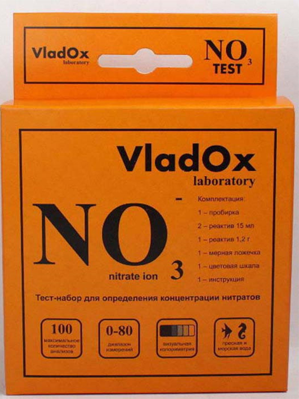 фото Средство vladox no3 тест 982337 - профессиональный набор для измерения концентрации нитратов
