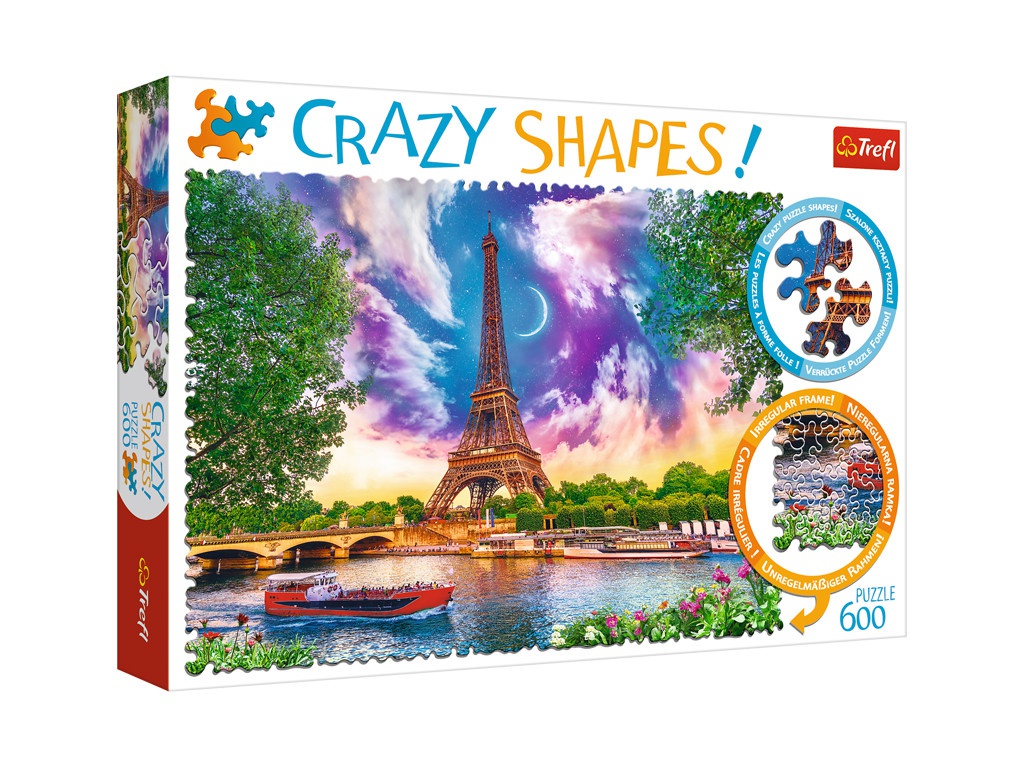 

Пазл Trefl Crazy Shapes Небеса над Парижем 11115, Crazy Shapes Небеса над Парижем