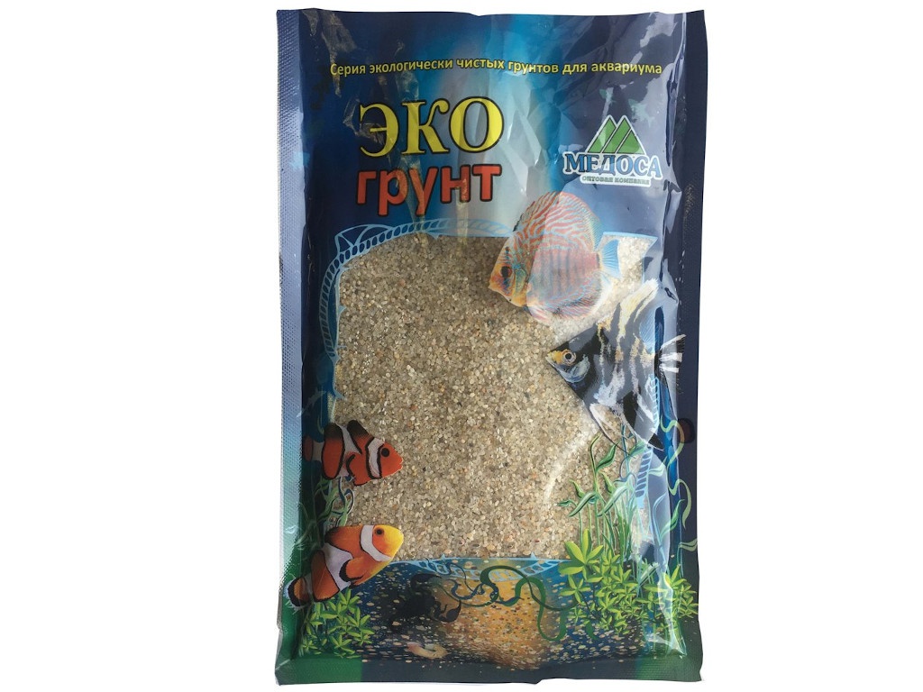

Натуральный кварцевый грунт Эко грунт Куба-1 окатанный 0.8-1.4mm 3.5kg г-0117, Куба-1