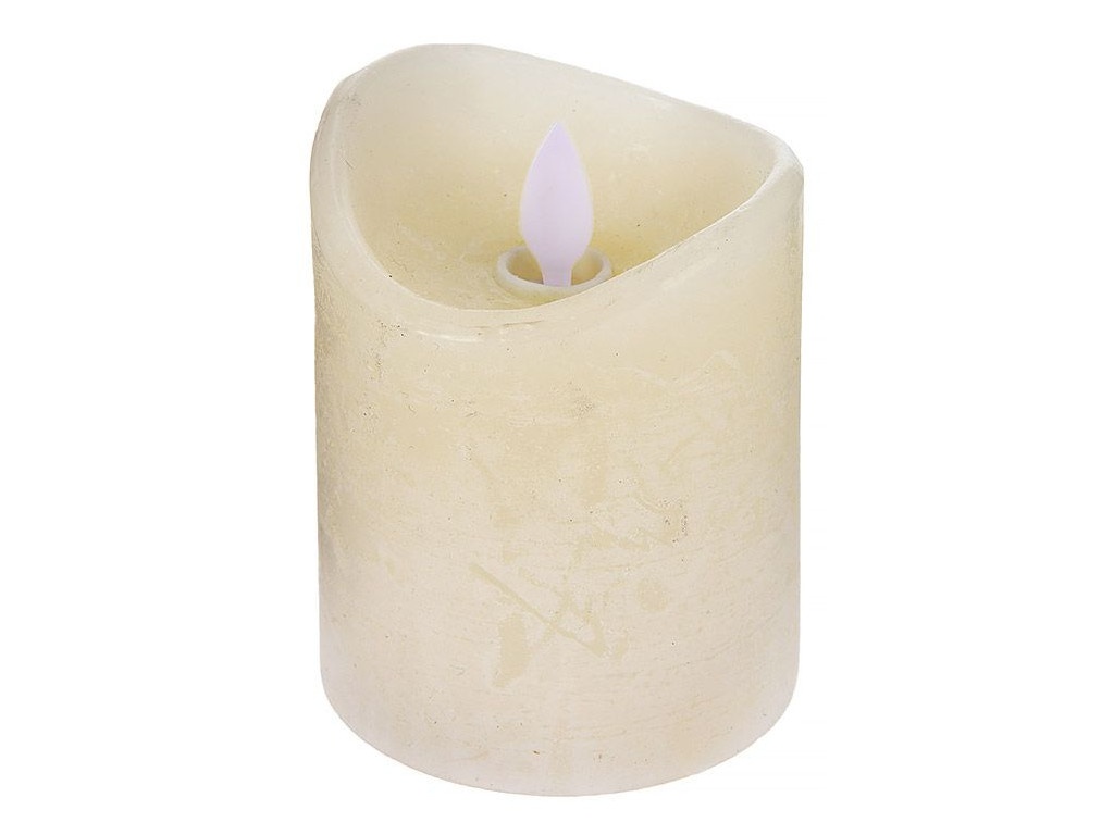 фото Светодиодная свеча Koopman International Уютный свет 7.5x10cm Ivory AX5400100