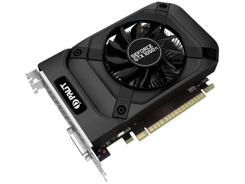 

Видеокарта Palit GeForce GTX 1050 Ti StormX 1290Mhz PCI-E 3.0 4096Mb 7000Mhz 128 bit DP DVI HDMI NE5105T018G1-1076F, NE5105T018G1-1076F