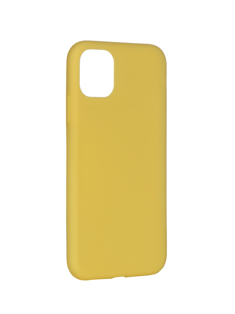 фото Чехол pero для apple iphone 11 soft touch yellow cc01-i6119y