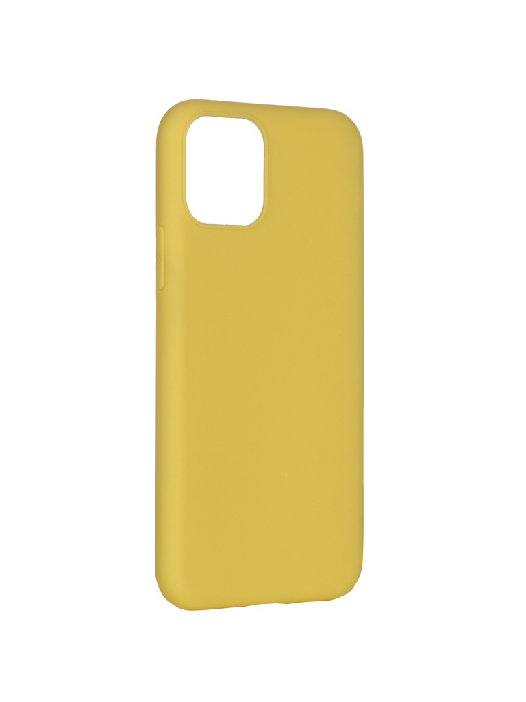 фото Чехол pero для apple iphone 11 pro soft touch yellow cc01-i5819y