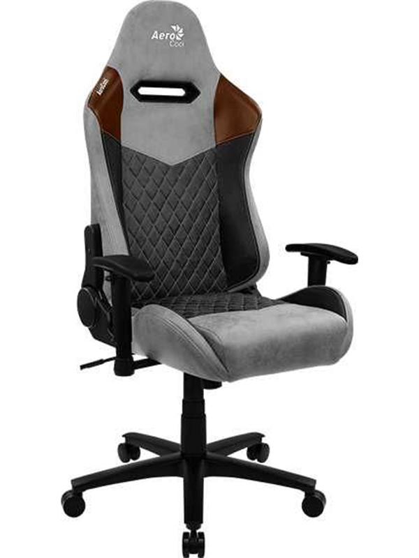 Компьютерное кресло AeroCool Duke Tan Grey компьютерное кресло aerocool crown plus aerosuede burgundy red 4711099472499