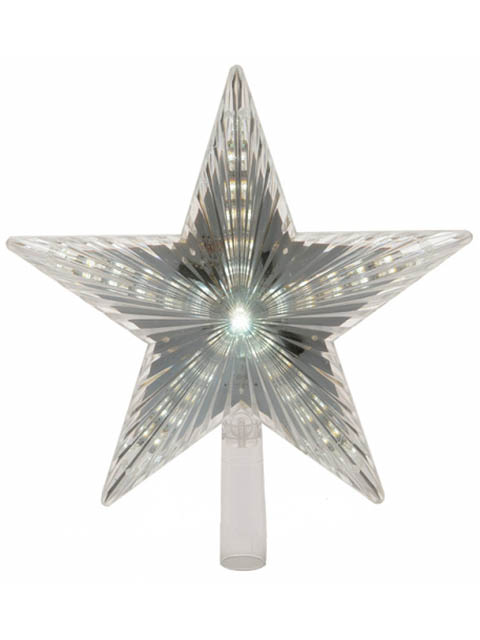 

Украшение Kaemingk Верхушка ёлочная Звезда 22cm LED Warm White 152954 / 495201, Звезда 152954