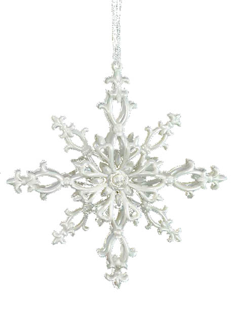 

Украшение Crystal Deco Снежинка сахарная 12cm 150056, Снежинка сахарная 150056