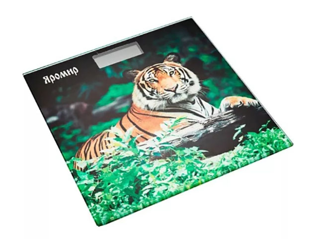 фото Весы напольные яромир яр-4202 амурский тигр