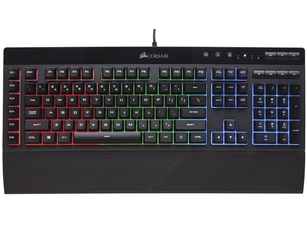 

Клавиатура Corsair Gaming K55 RGB LED (Russian) CH-9206015-RU, CH-9206015-RU