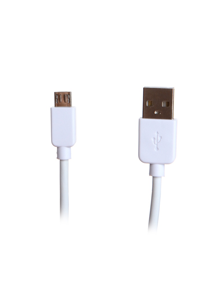 фото Аксессуар Perfeo USB - MicroUSB 1.0m White U4007