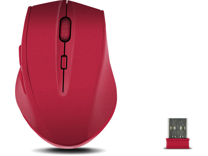 фото Мышь speed-link calado silent mouse rubber-red sl-630007-rrrd Speed link