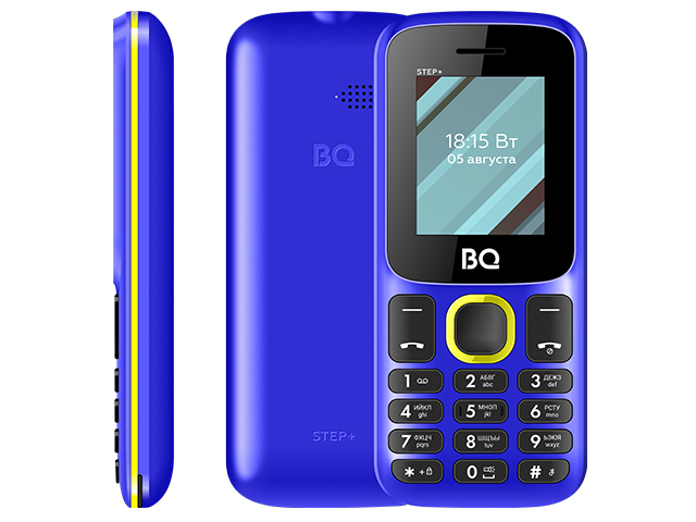 фото Сотовый телефон bq 1848 step+ blue-yellow