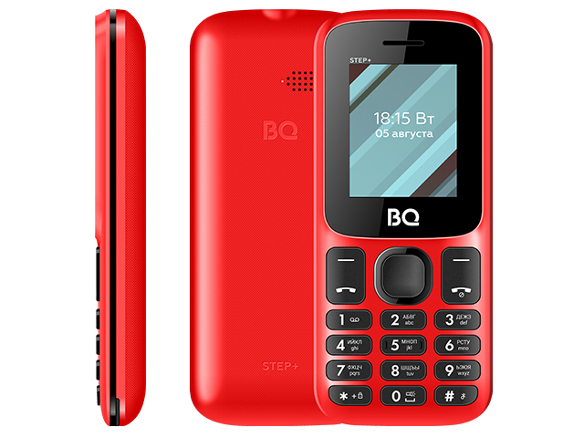 Сотовый телефон BQ 1848 Step+ Red-Black сотовый телефон bq 1848 step black