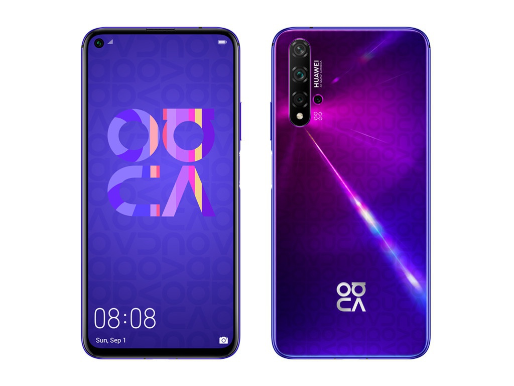 фото Сотовый телефон huawei nova 5t 6/128gb midsummer purple выгодный набор + серт. 200р!!!