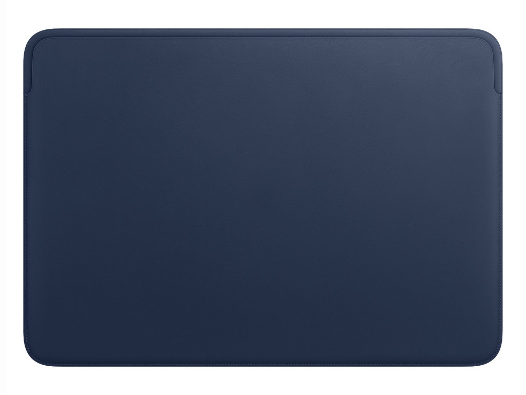 фото Аксессуар чехол apple leather sleeve для macbook pro 16-inch midnight blue mwvc2zm/a