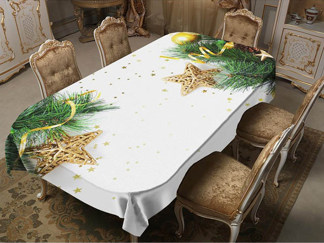 

Скатерть Тамитекс Блёстки 120х150cm 4434292, Блёстки