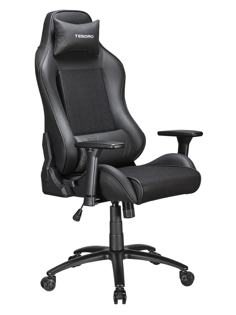 фото Компьютерное кресло tesoro alphaeon s2 ts-f717 black-mesh fabric