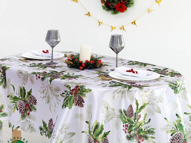 

Скатерть Доляна Шишкин лес 145x220cm 4443171, 4443171