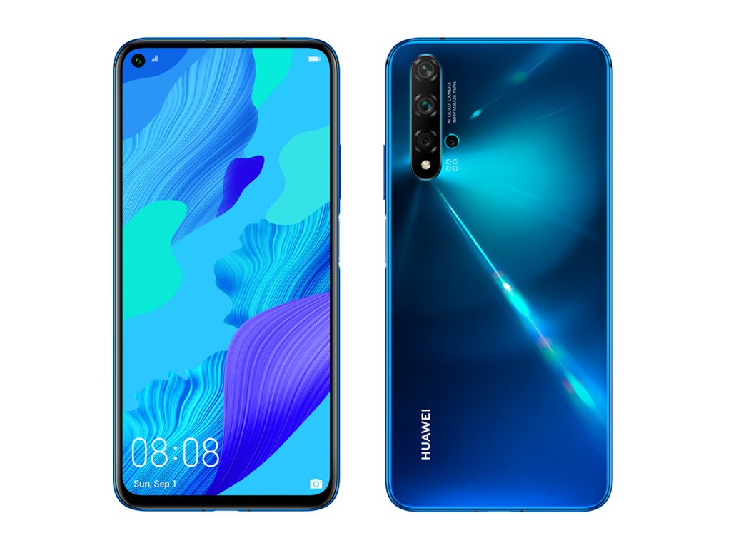 фото Сотовый телефон huawei nova 5t 6/128gb crush blue выгодный набор + серт. 200р!!!