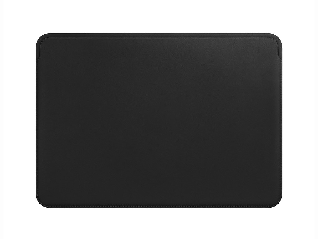 фото Аксессуар чехол 15-inch apple leather sleeve для macbook pro black mtej2zm/a