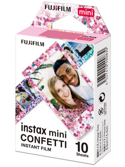 фото Fujifilm colorfilm instax mini confetti кассета 10l 16620917