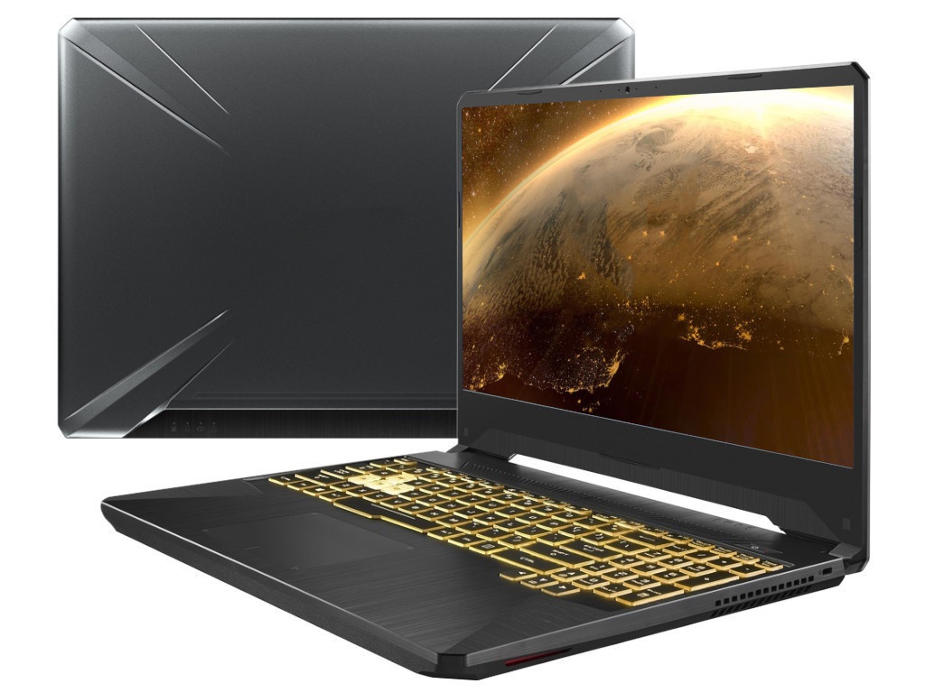 

Ноутбук ASUS TUF FX505DD 90NR02C1-M08360 (AMD Ryzen 5 3550H 2.1GHz/8192Mb/1000Gb + 256Gb SSD/No ODD/nVidia GeForce GTX 1050 3072Mb/Wi-Fi/Cam/15.6/1920x1080/No OS), FX505DD