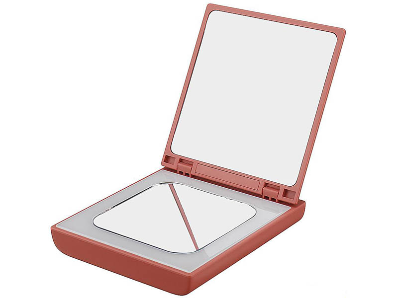 фото Зеркало xiaomi vh portable beauty mirror m01 white-pink
