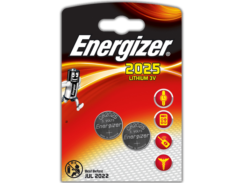 фото Батарейка cr2025 - energizer fsb2 bl-2 cr 2025 lithium (2 штуки) 10239