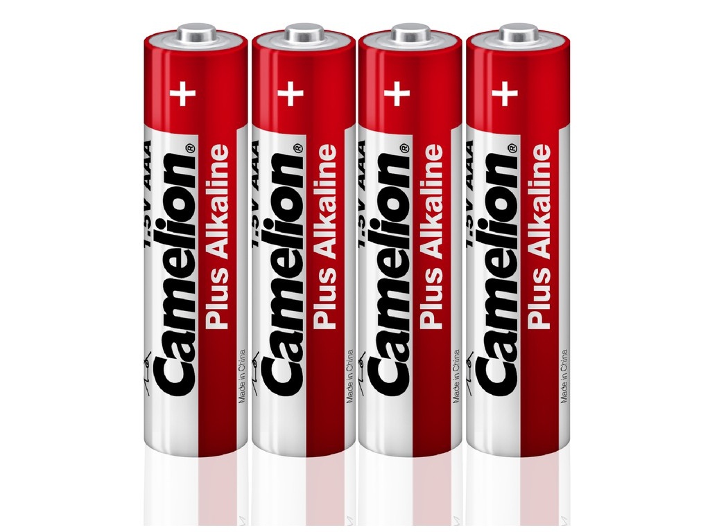 Батарейка AA - Camelion Alkaline Plus LR6-SP4 (4 штуки) 12554 батарейка camelion lr6 sp4 alkaline lr6 aa 1 5 в 2700 ма ч 4 шт в упаковке 12554