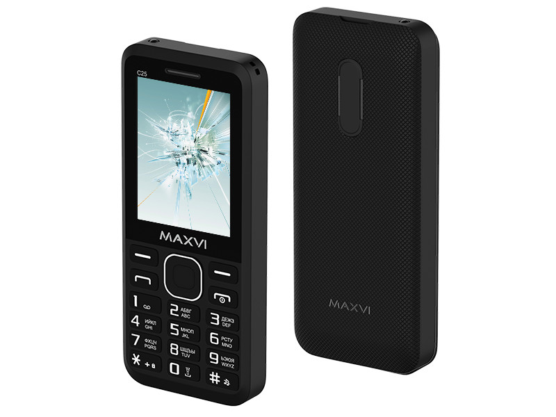 

Сотовый телефон Maxvi C25 Black, Maxvi C25