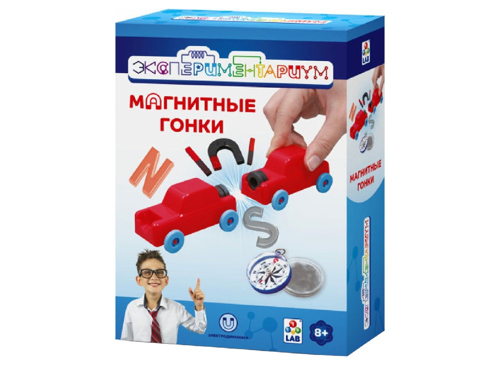 

Игра 1Toy Экспериментариум Магнитные гонки Т14048, Магнитные гонки