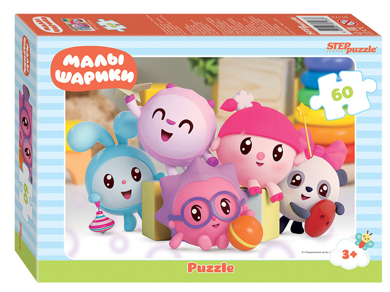 

Пазл Step Puzzle Малышарики 60 эл. 81173 / 287293, Малышарики 81173