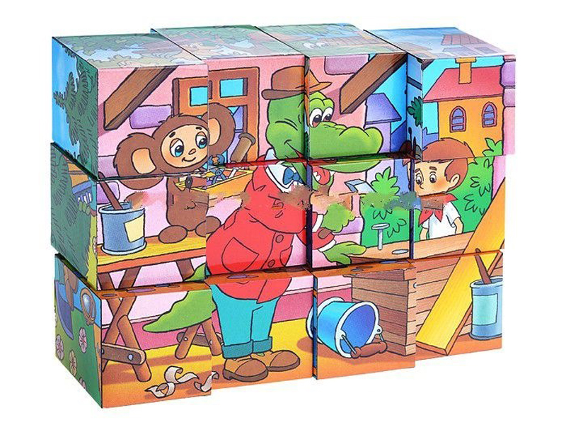 

Кубики Step Puzzle Союзмультфильм Чебурашка 12шт 87341 / 292745, Союзмультфильм Чебурашка 87341