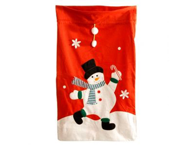 

Новогодний мешок для подарков Koopman International Снеговик 97x60cm AAF202330, AAF202330-снеговик