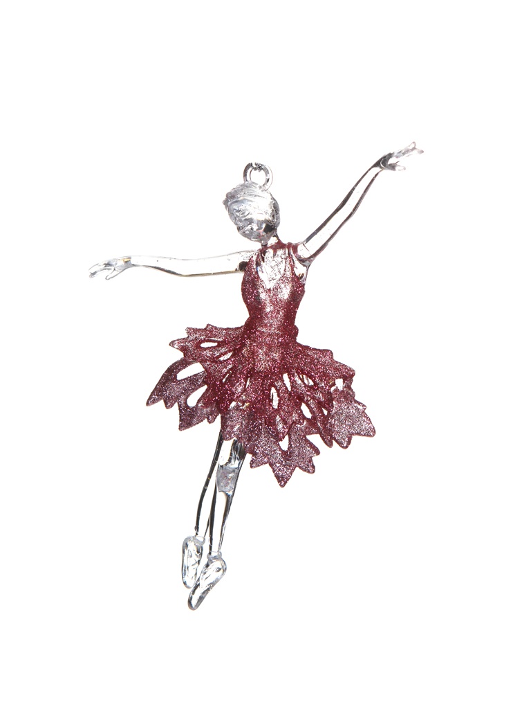 фото Украшение crystal deco ажурная балерина 15cm pink 171116