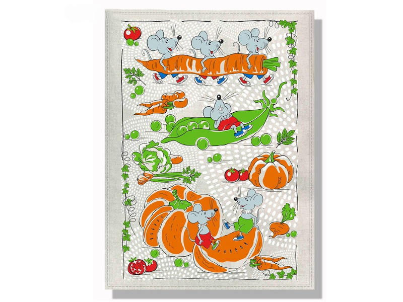 

Полотенце Гранд-Стиль Овощи 45x60cm 4341398, Овощи 4341398