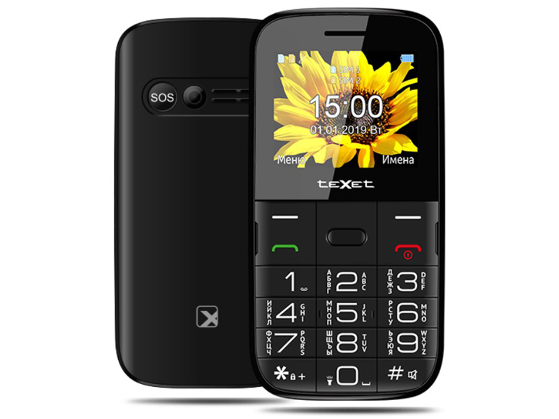 Сотовый телефон teXet TM-B227 Black телефон мобильный texet tm b227 черный