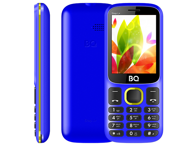 Zakazat.ru: Сотовый телефон BQ 2440 Step L+ Blue-Yellow