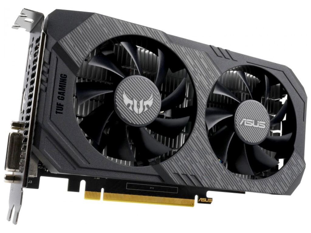 

Видеокарта ASUS GeForce GTX 1650 TUF Gaming 1515Mhz PCI-E 3.0 4096Mb 8002Mhz 128 bit DP HDMI DVI TUF-GTX1650-4G-GAMING, GTX 1650 TUF Gaming